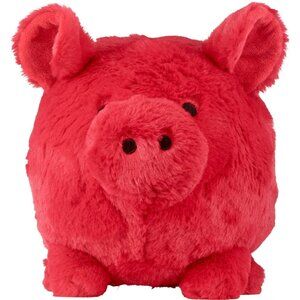 Joyward Plush Piggy Bank, Red NWT